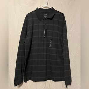 Van Heusen Men's Dark Gray Polo Shirt